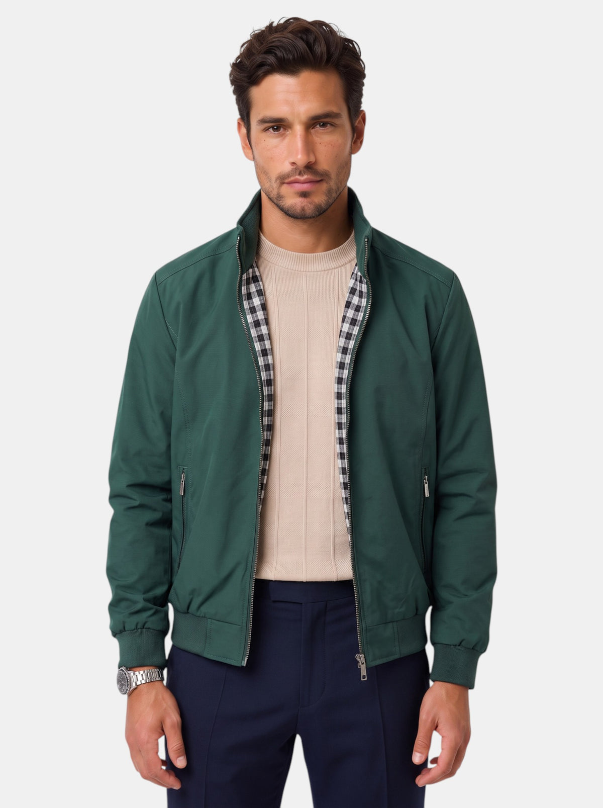 Chaqueta Casual Hombre Cómoda y Ligera