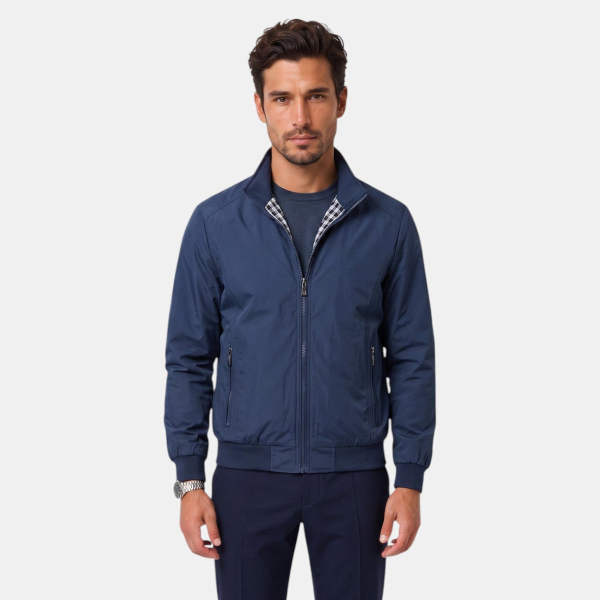 Chaqueta Casual Hombre Cómoda y Ligera