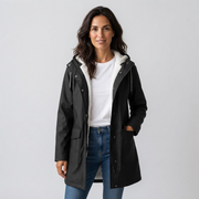 Chaqueta Outdoor Mujer Impermeable con Forro Polar y Capucha
