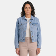 Premium Women's Denim Jacket – Classic Straight Cut