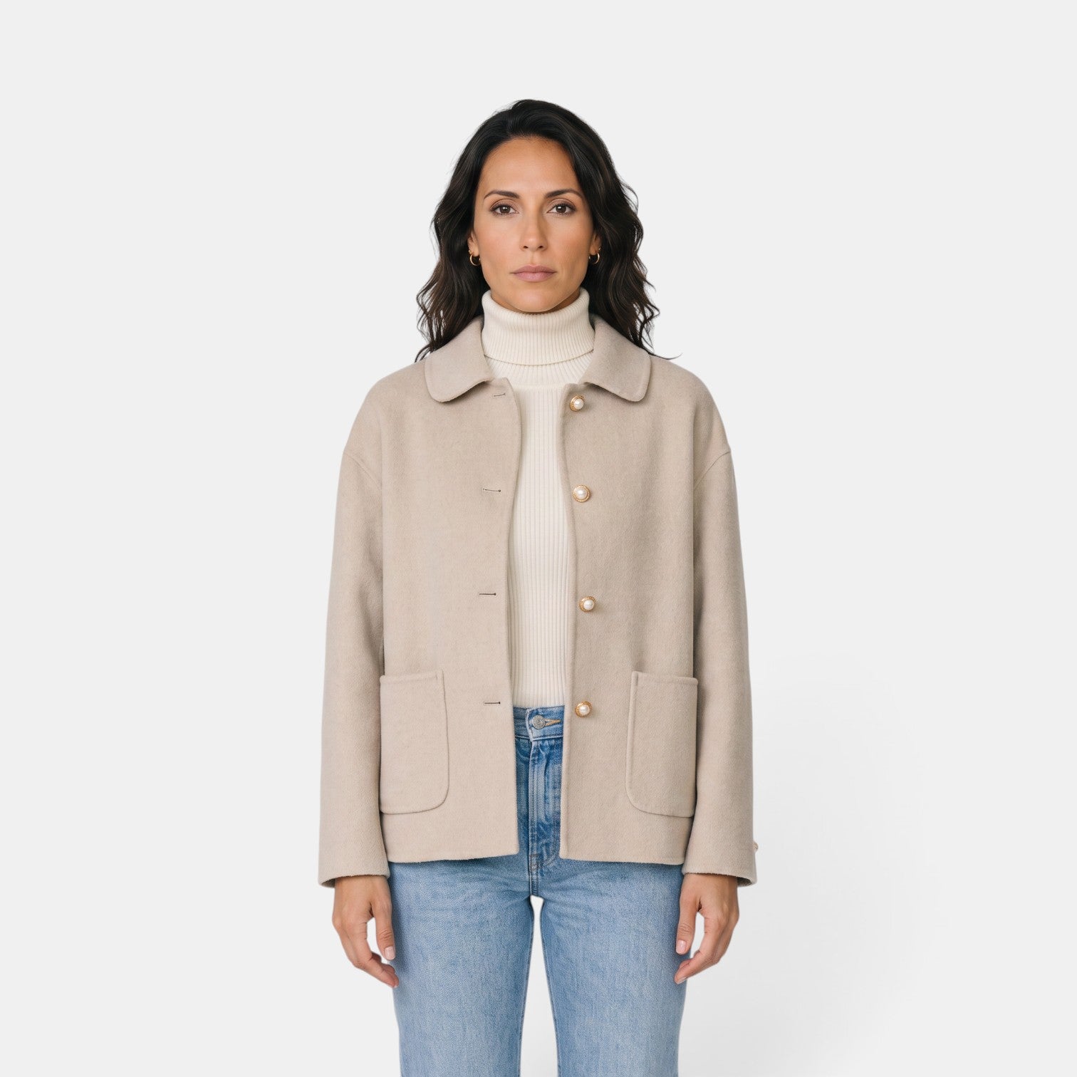 Premium Cashmere Women's Jacket – Elegant and Comfortable Cardigan