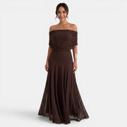 Vestido Largo Mujer Un Hombro