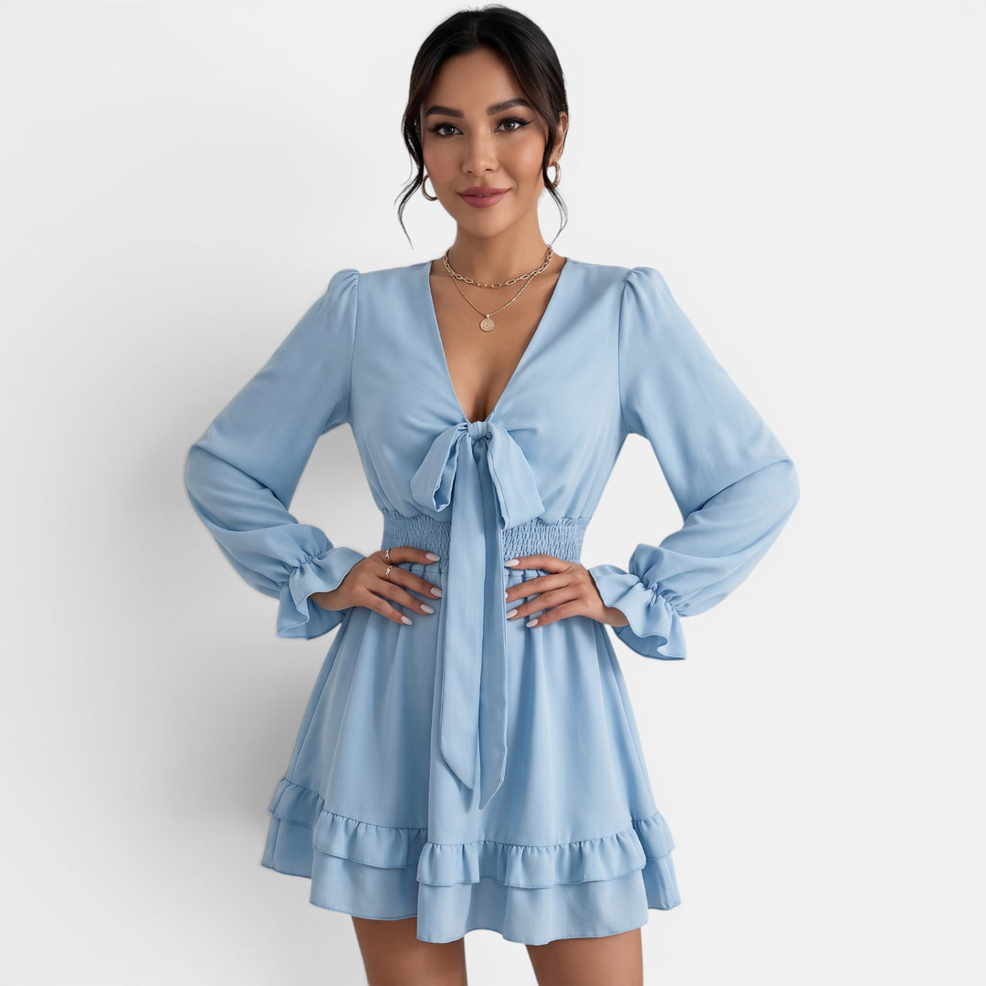 Vestido Mujer Verano Escote V