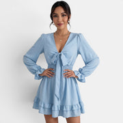 Vestido Mujer Verano Escote V