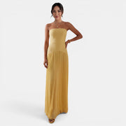 Women's Elegant Summer Pleated Maxi Dress