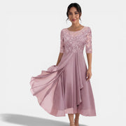 Women's Chiffon and Lace Party Dress