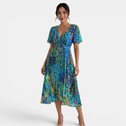 Women's Summer Floral Midi Dress