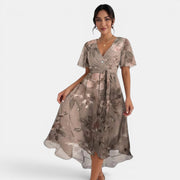 Women's Summer Floral Midi Dress