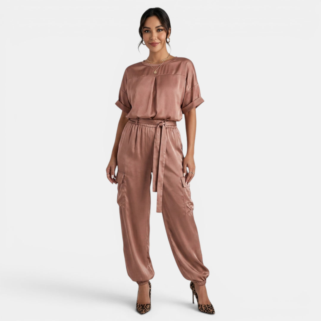 Conjunto Satén Mujer 2 Piezas