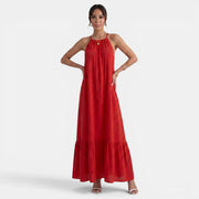 Women's Halter Maxi Beach Dress