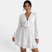 Vestido Mujer Verano Escote V