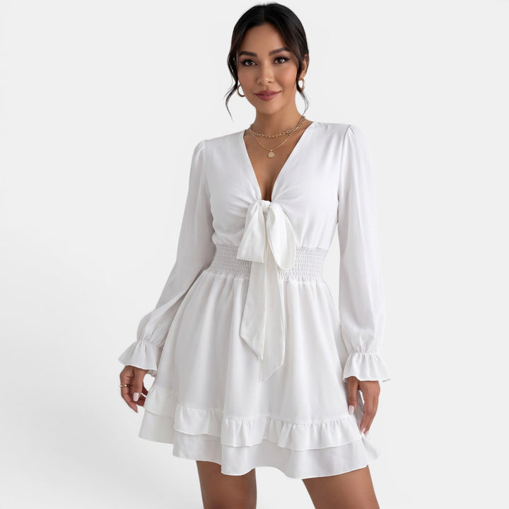 Vestido Mujer Verano Escote V
