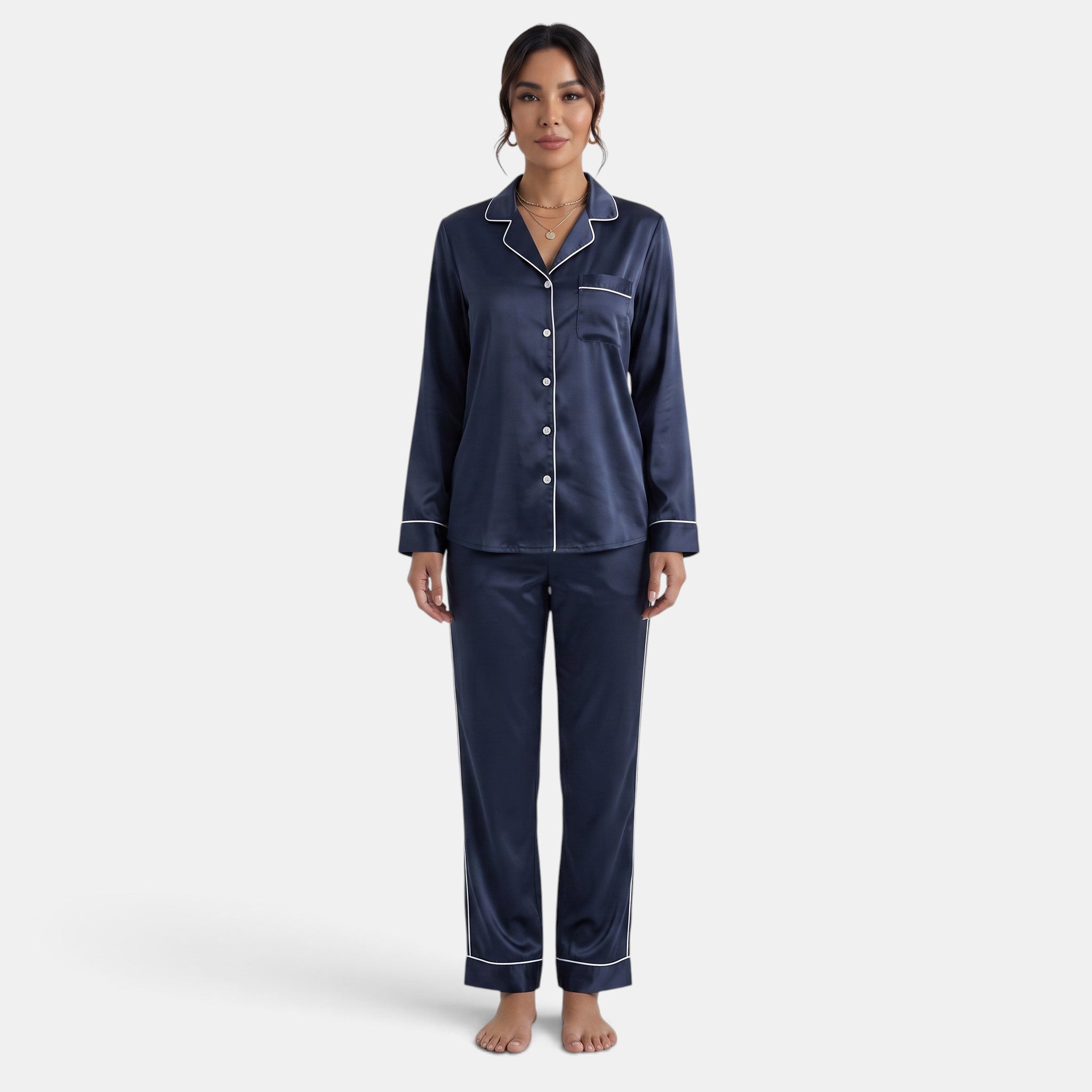 Women's Silk Pajamas – Soft, Comfortable, and Elegant
