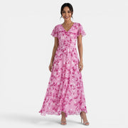 Vestido Maxi Floral Mujer Verano
