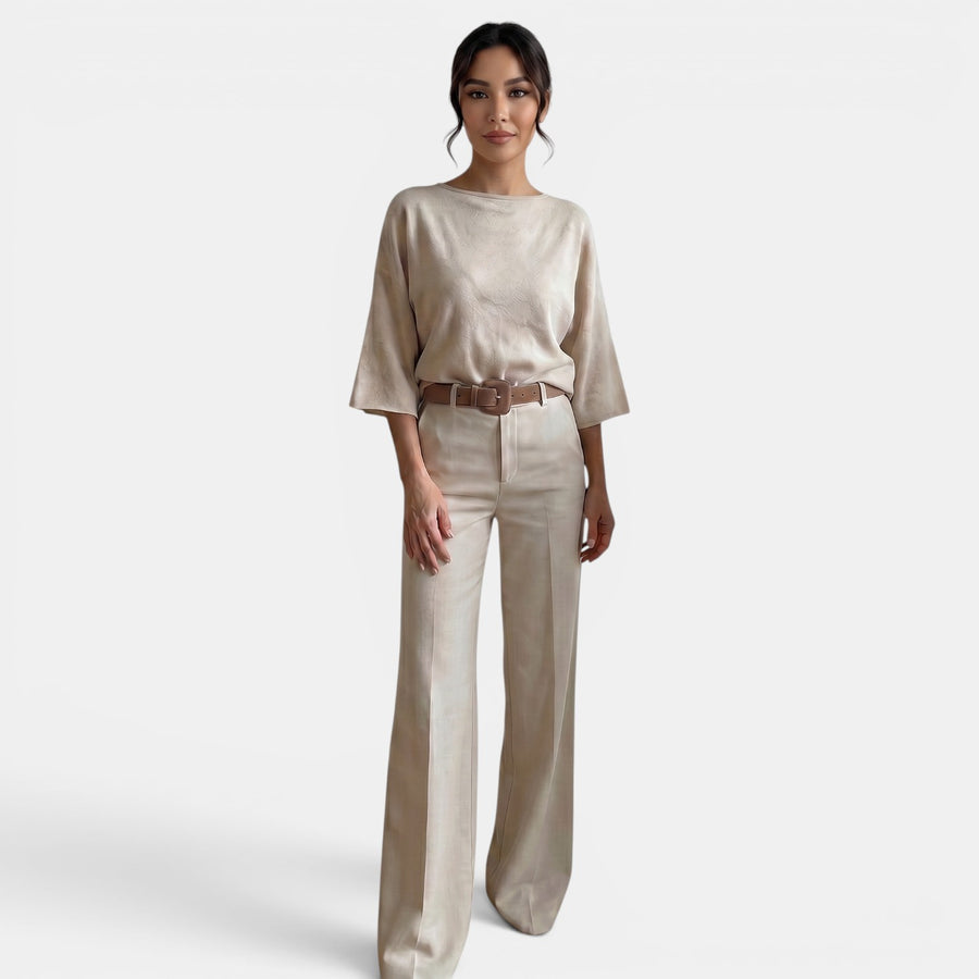 Conjunto Dos Piezas Mujer Elegante