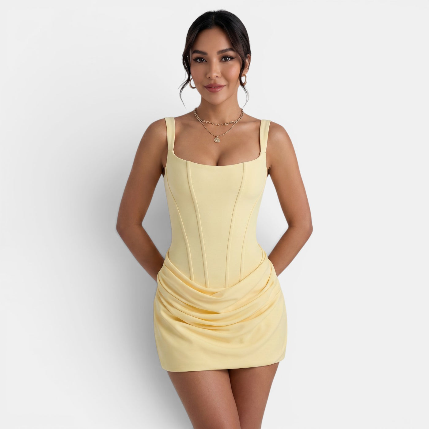 Vestido Corsé Mujer Elegante