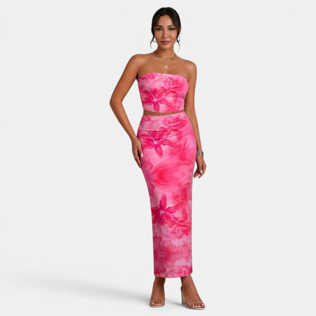 Conjunto Floral Mujer 2 Piezas
