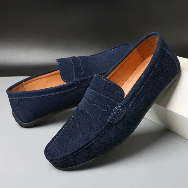 Mocasines de Ante para Hombre con Suela Antideslizante y Soporte de Arco