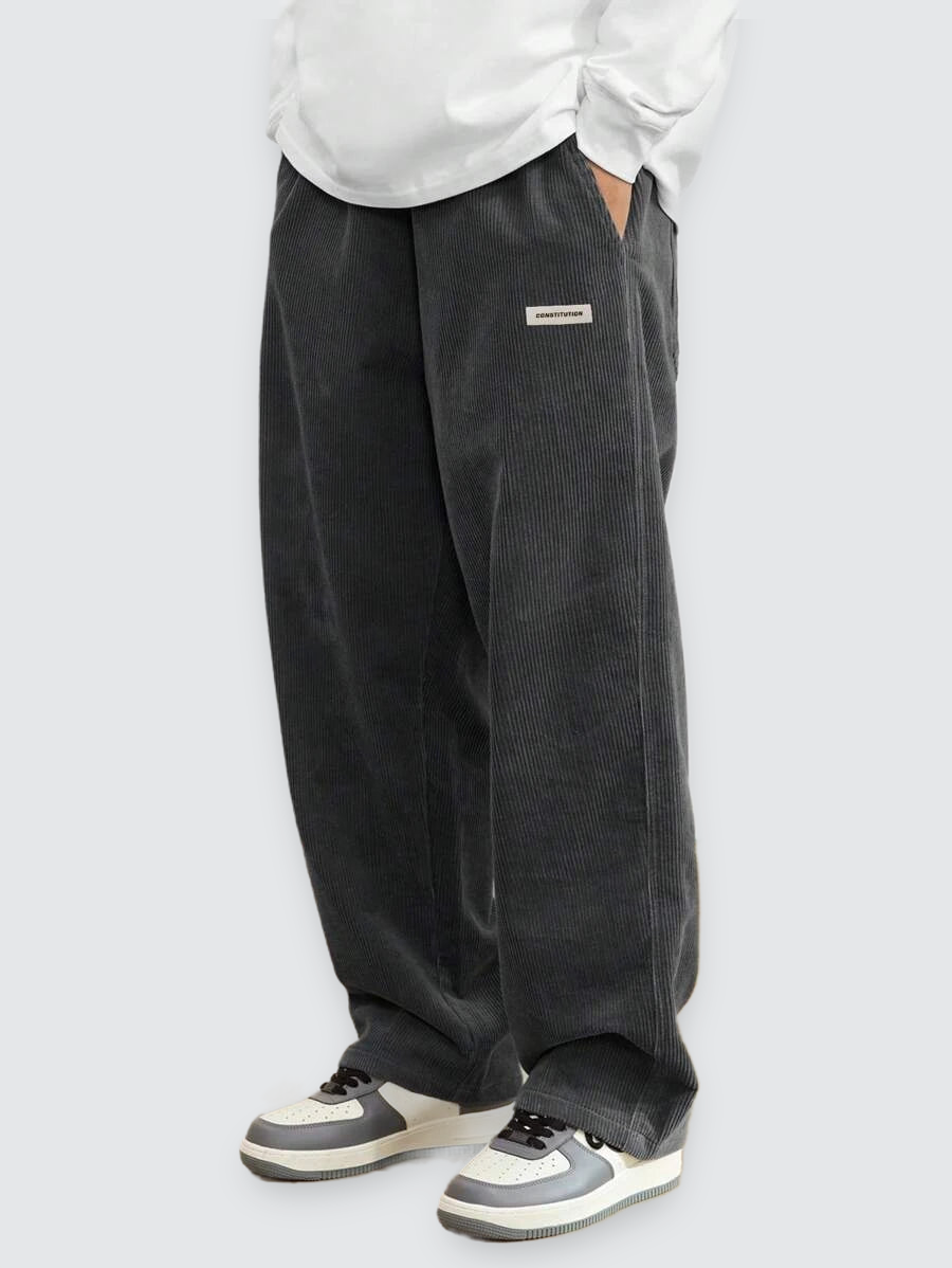Pantalón Hombre de Pana Recto