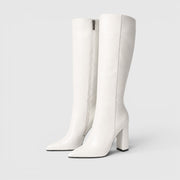 Botas Altas Mujer Premium – Botas hasta la Rodilla con Tacón Chunky