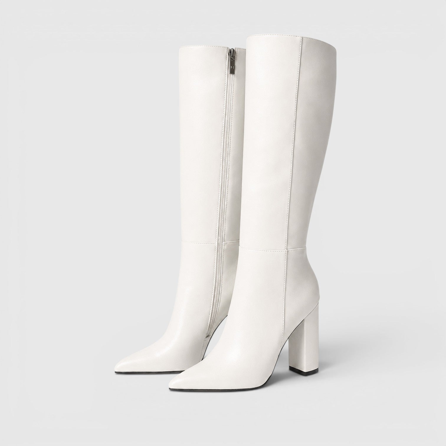 Botas Altas Mujer Premium – Botas hasta la Rodilla con Tacón Chunky