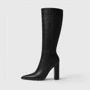 Botas Altas Mujer Premium – Botas hasta la Rodilla con Tacón Chunky