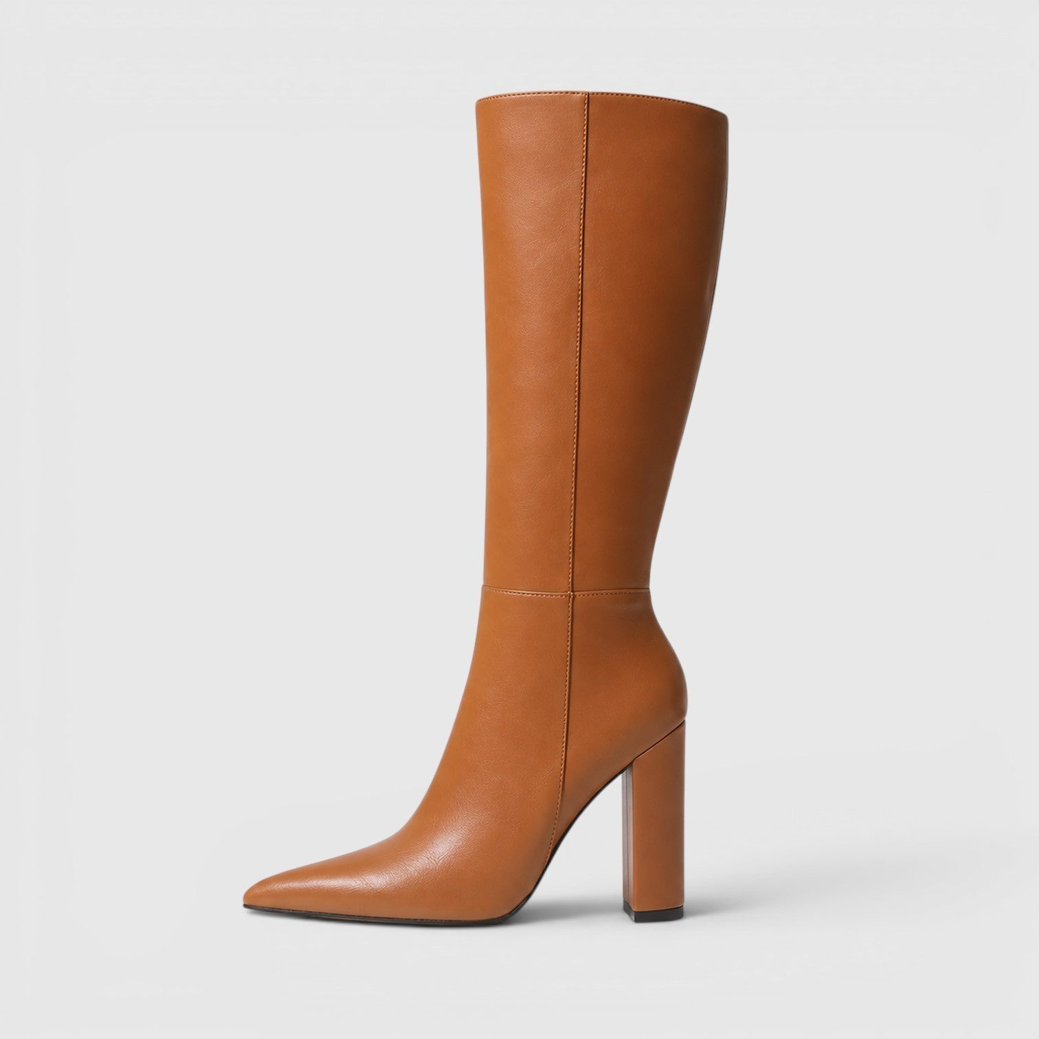 Botas Altas Mujer Premium – Botas hasta la Rodilla con Tacón Chunky