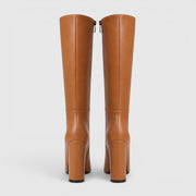 Botas Altas Mujer Premium – Botas hasta la Rodilla con Tacón Chunky