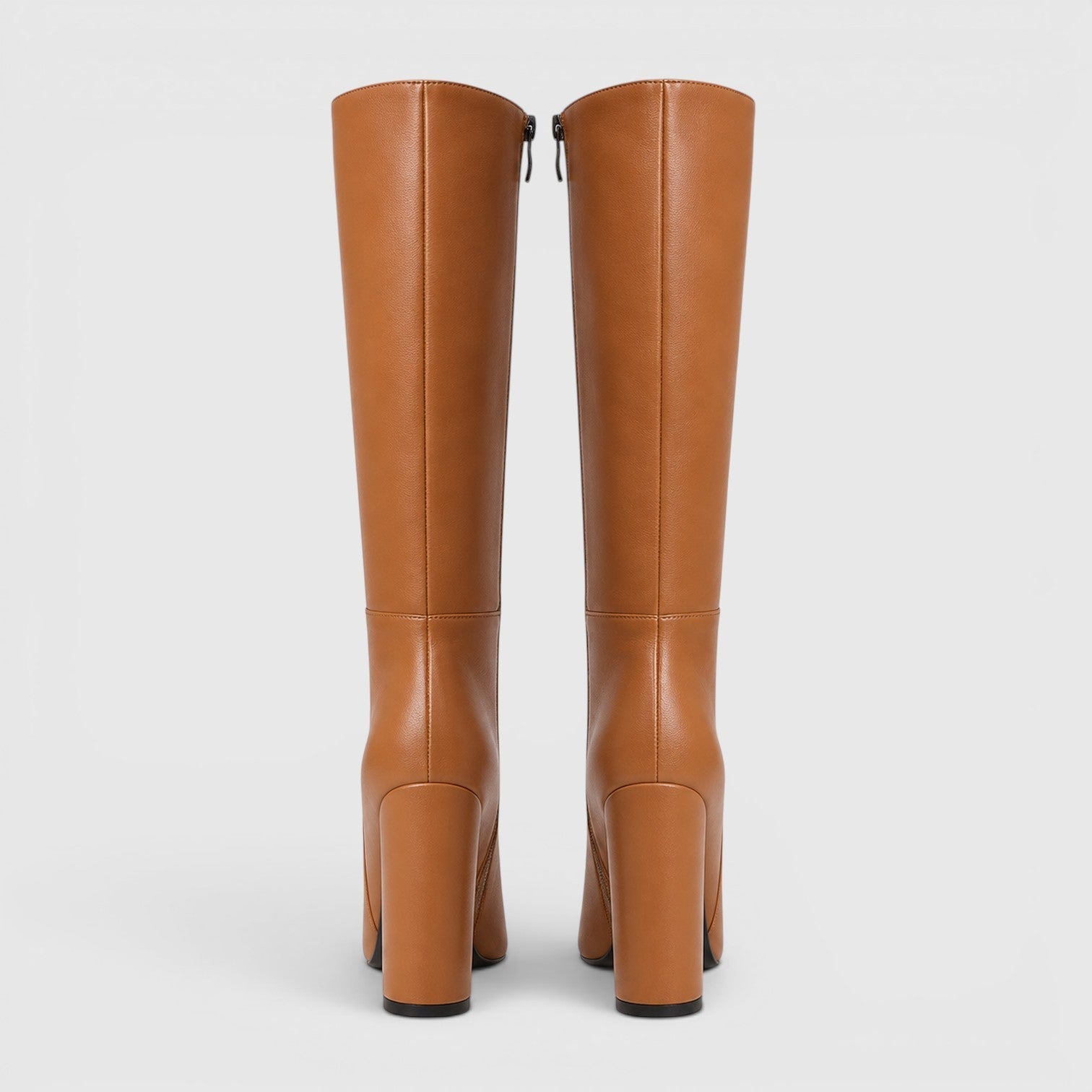 Botas Altas Mujer Premium – Botas hasta la Rodilla con Tacón Chunky