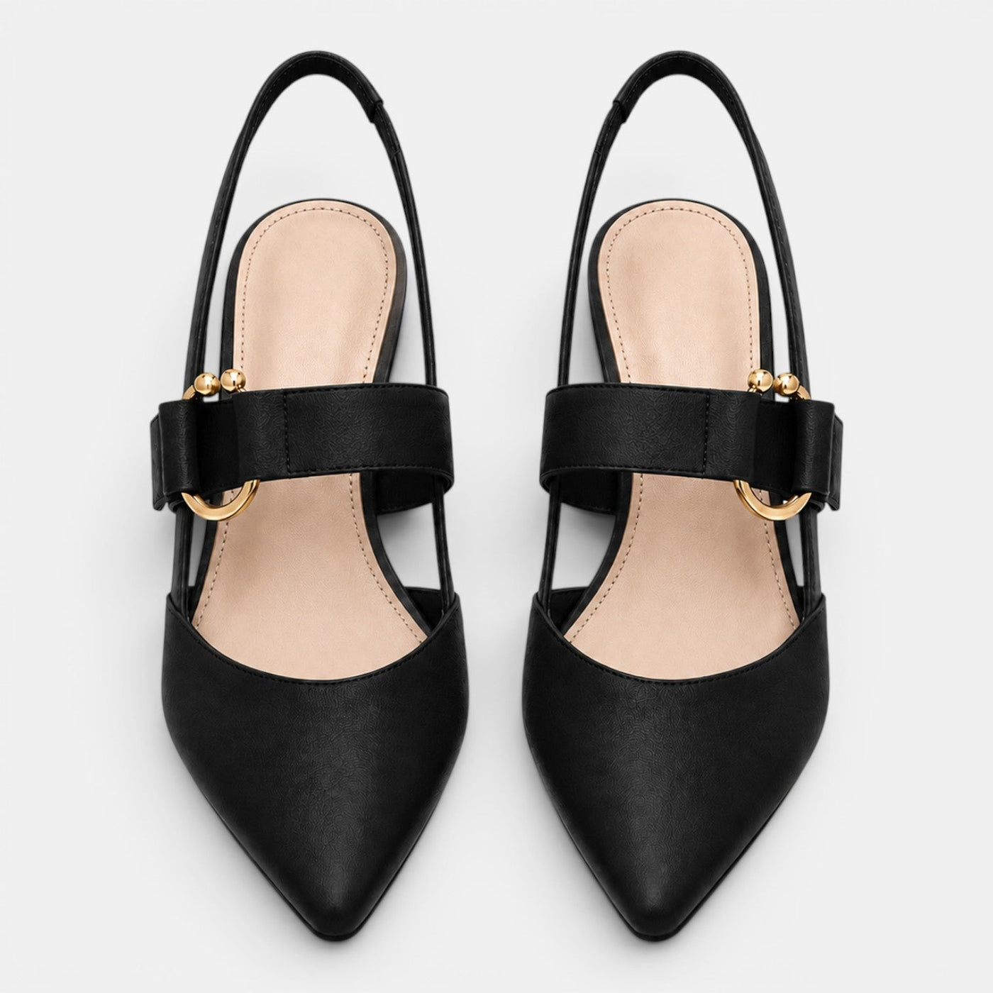 Zapatos de Tacón Mujer Premium – Salón de Punta con Pulsera y Tacón de 6 cm