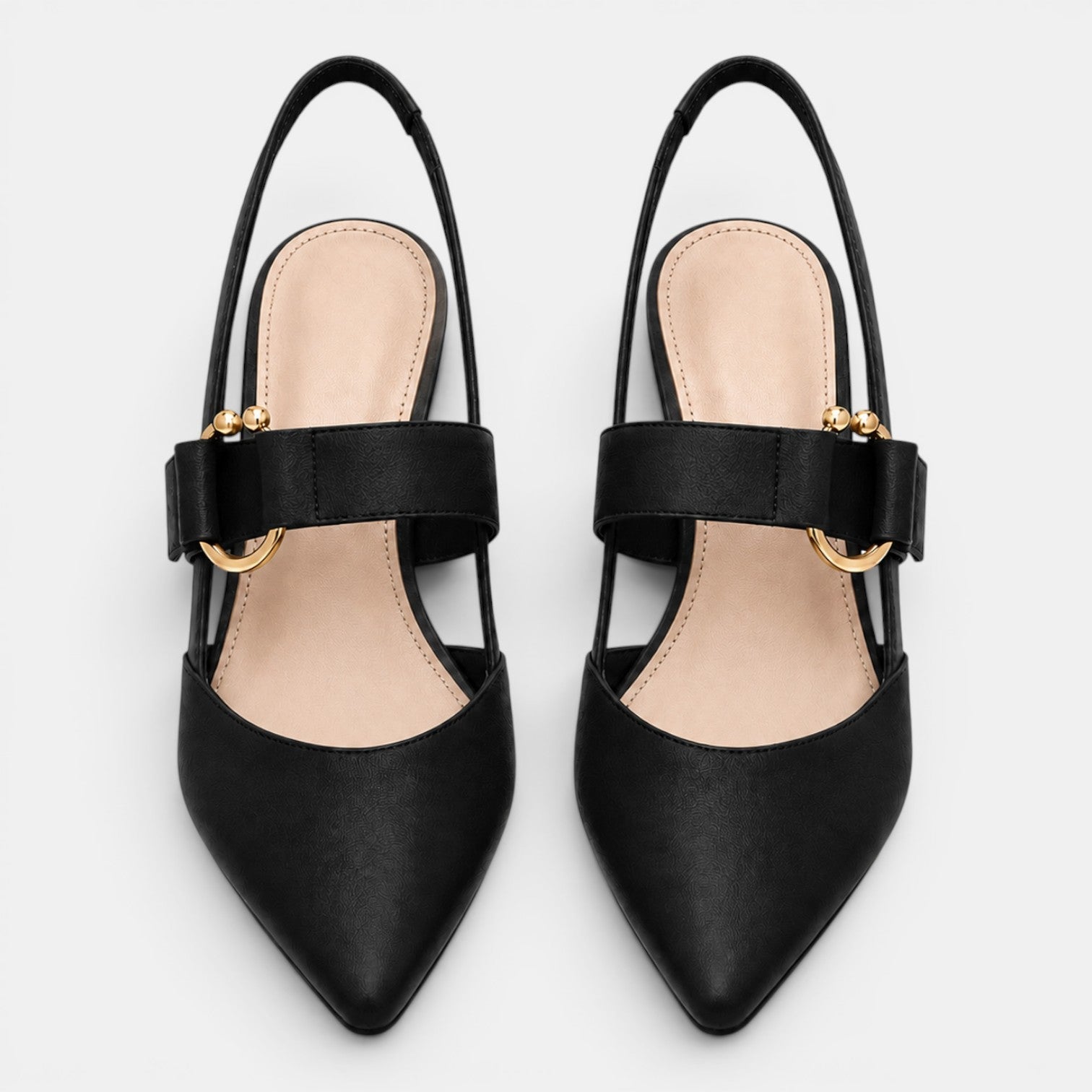 Zapatos de Tacón Mujer Premium – Salón de Punta con Pulsera y Tacón de 6 cm