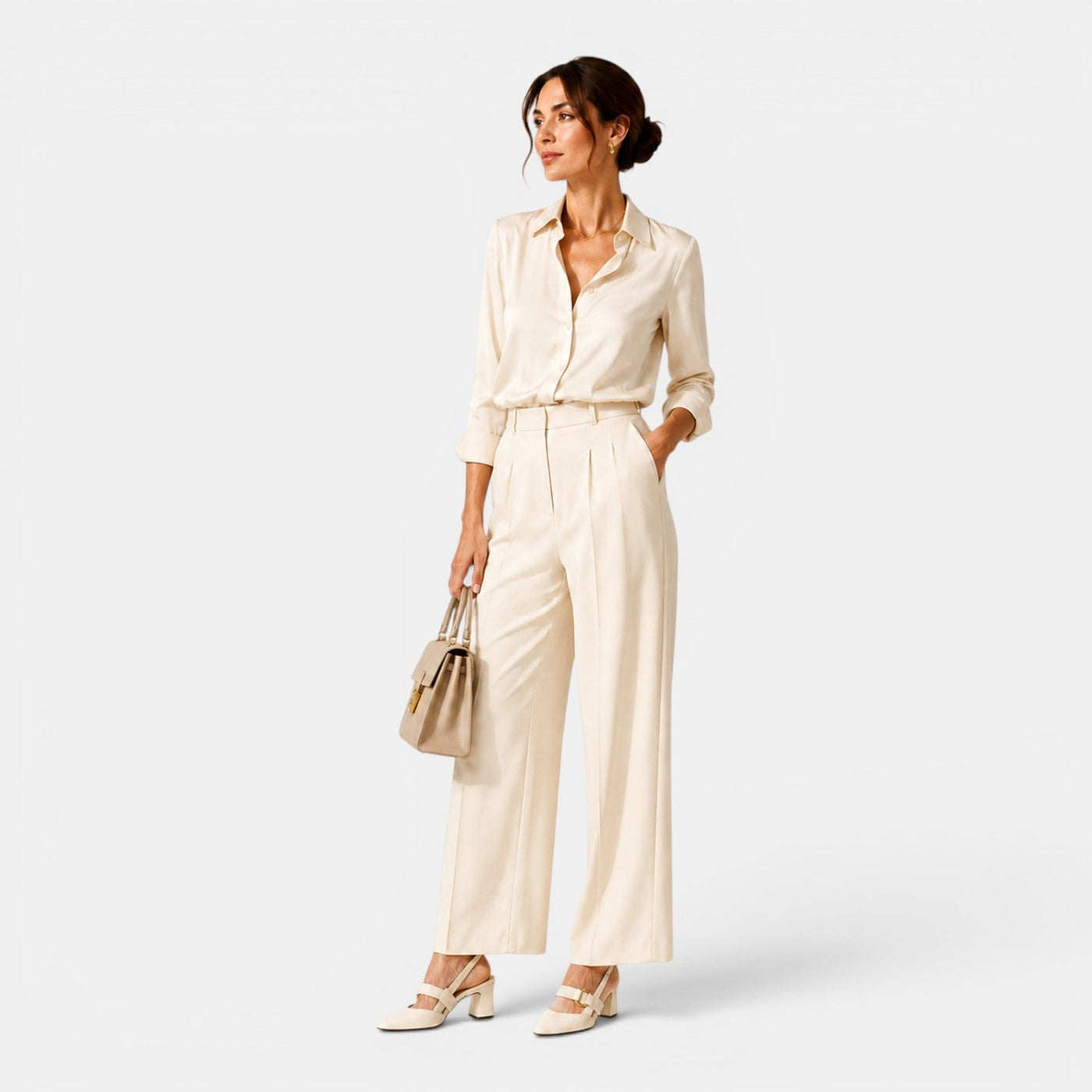 Zapatos de Tacón Mujer Premium – Salón de Punta con Pulsera y Tacón de 6 cm