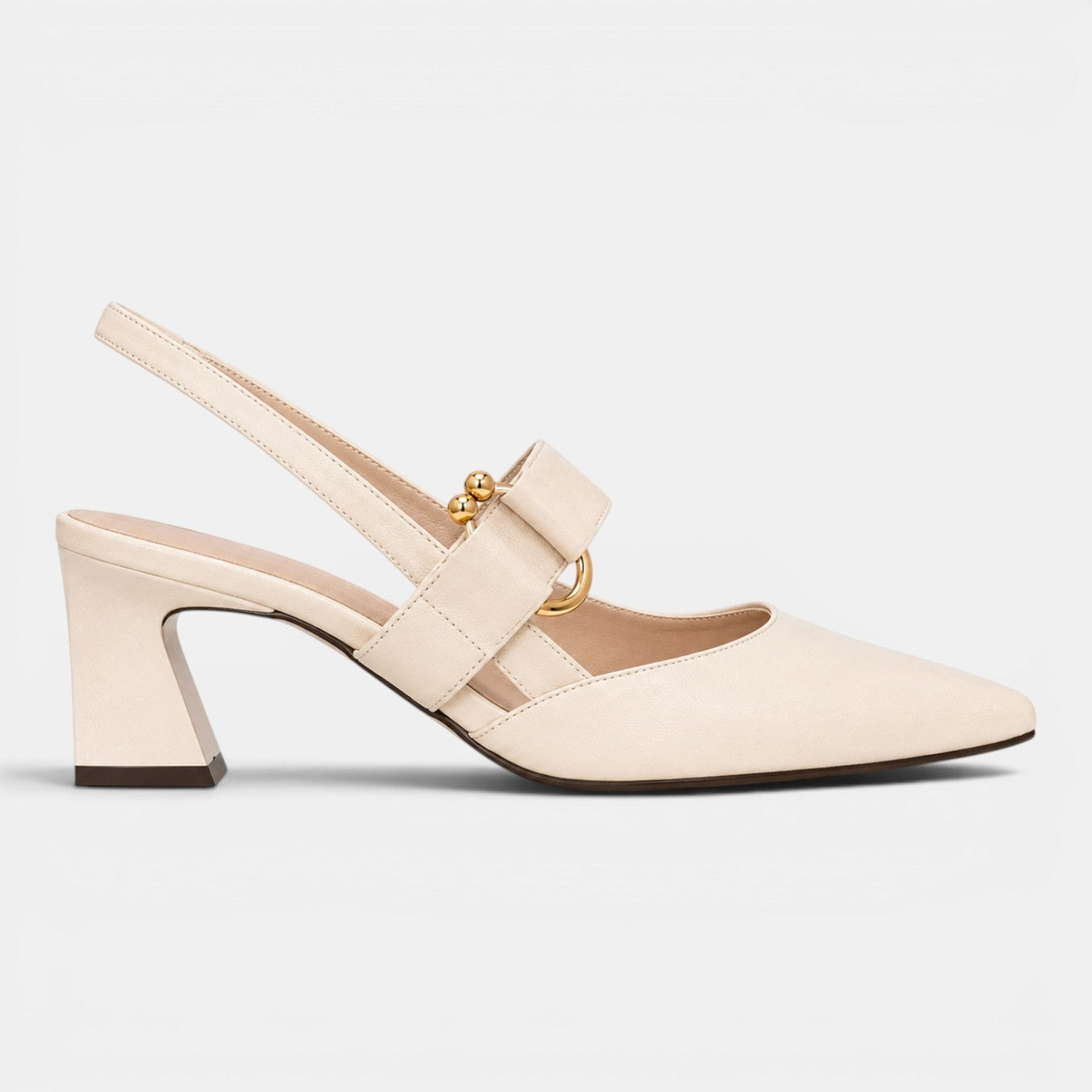 Zapatos de Tacón Mujer Premium – Salón de Punta con Pulsera y Tacón de 6 cm