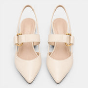 Zapatos de Tacón Mujer Premium – Salón de Punta con Pulsera y Tacón de 6 cm
