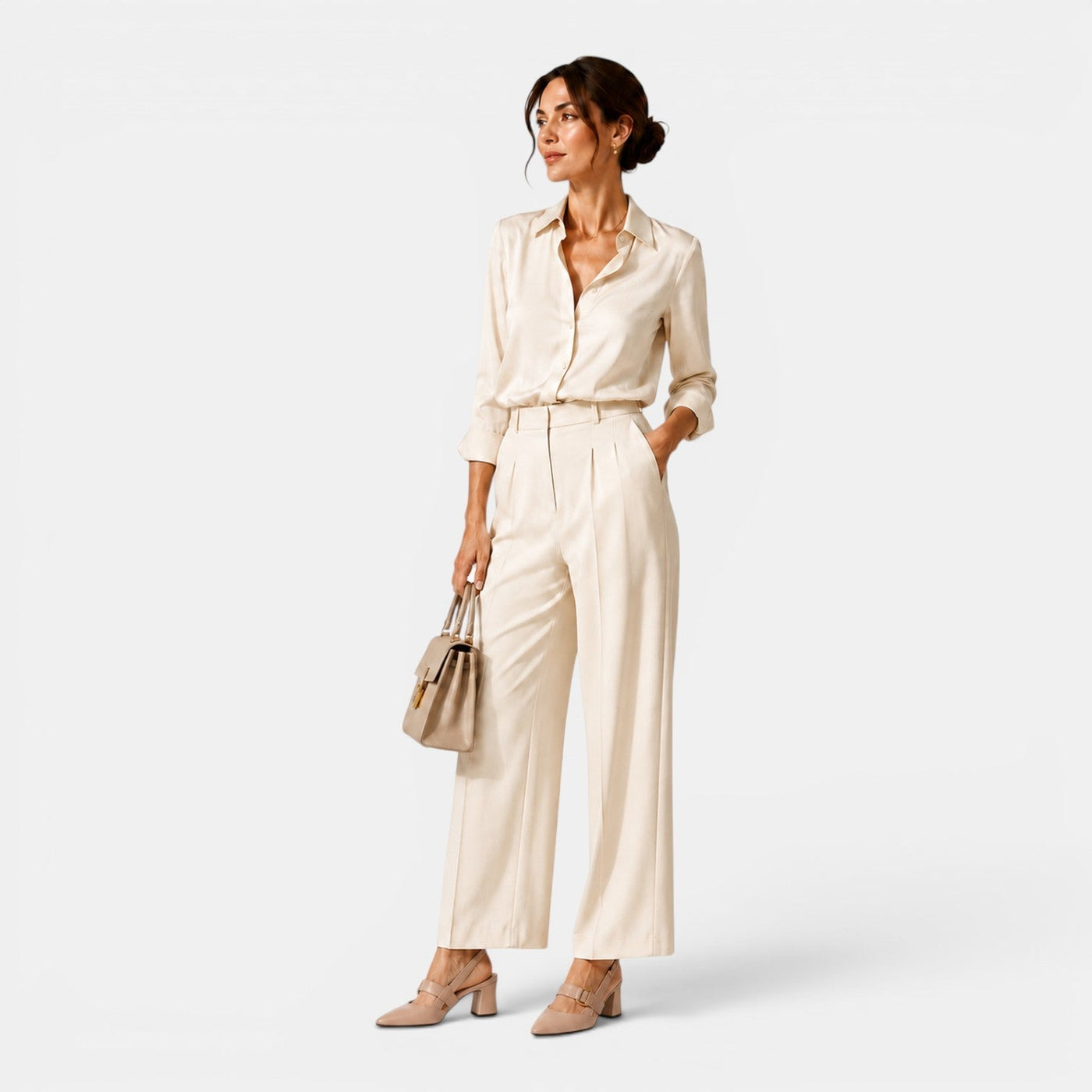 Zapatos de Tacón Mujer Premium – Salón de Punta con Pulsera y Tacón de 6 cm