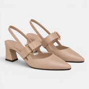 Zapatos de Tacón Mujer Premium – Salón de Punta con Pulsera y Tacón de 6 cm