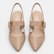 Zapatos de Tacón Mujer Premium – Salón de Punta con Pulsera y Tacón de 6 cm