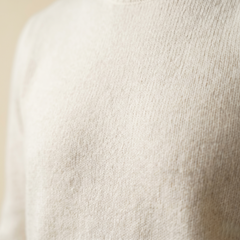 Jersey de Cuello Redondo de Cashmere Puro para Mujer