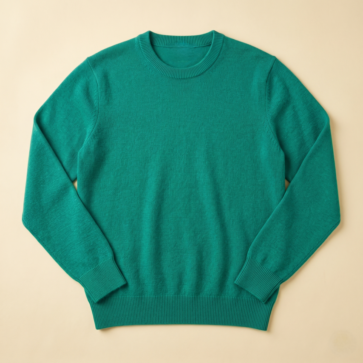Jersey de Cuello Redondo de Cashmere Puro para Mujer