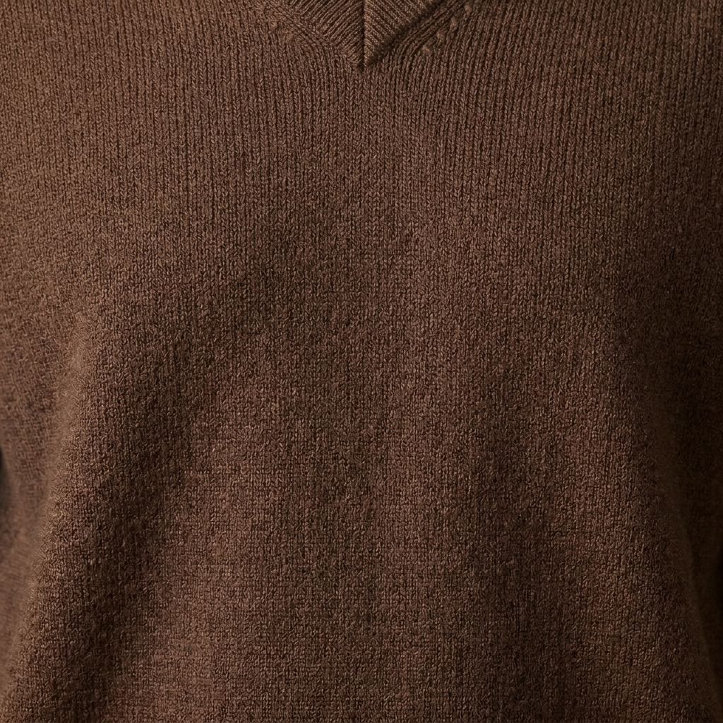 Jersey de Cashmere Mujer con Cuello Pico