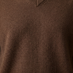 Jersey de Cashmere Mujer con Cuello Pico