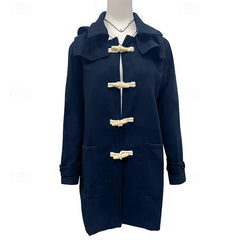 Men's Hooded Duffle Coat - Warm Winter Coat