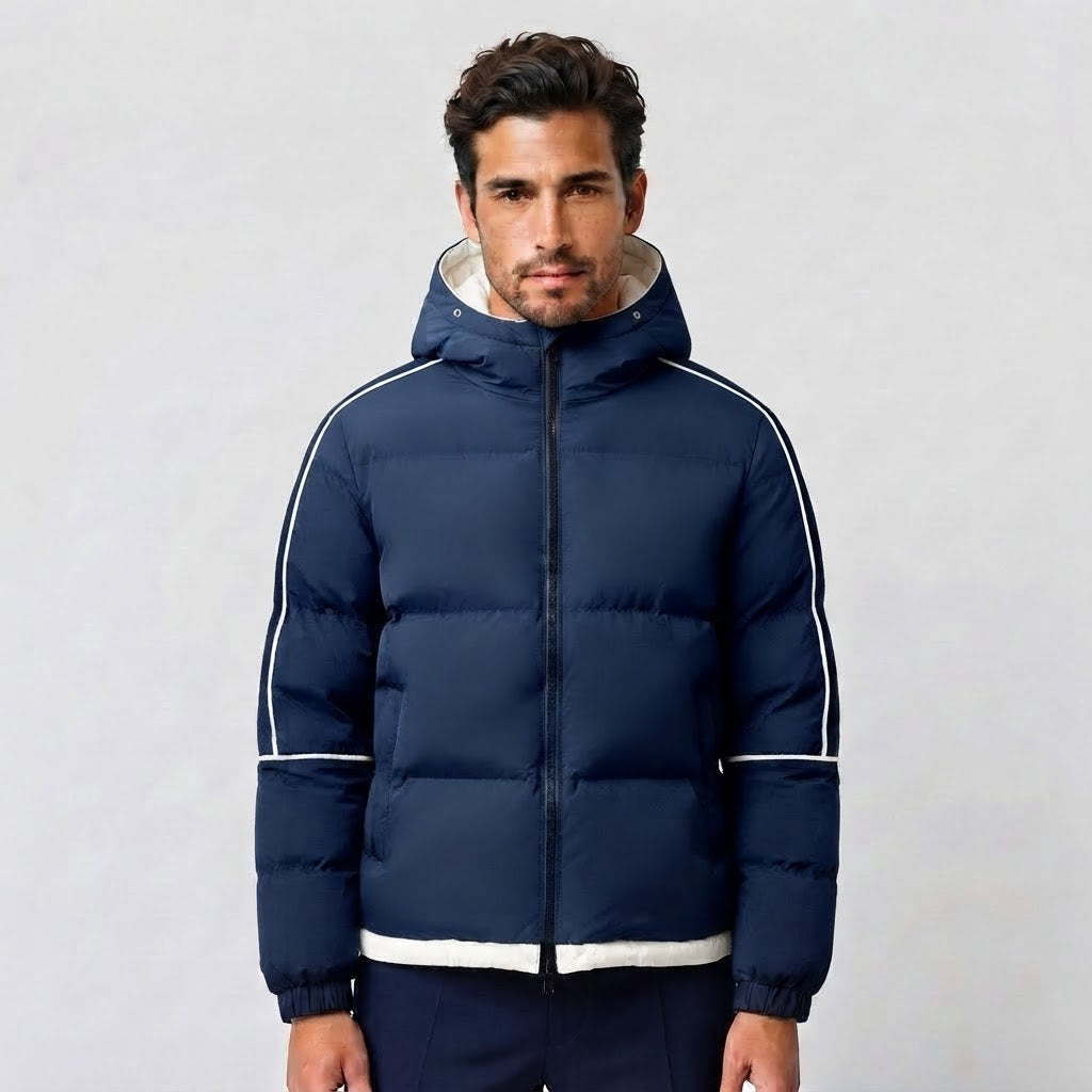 Parka Hombre Acolchado con Capucha