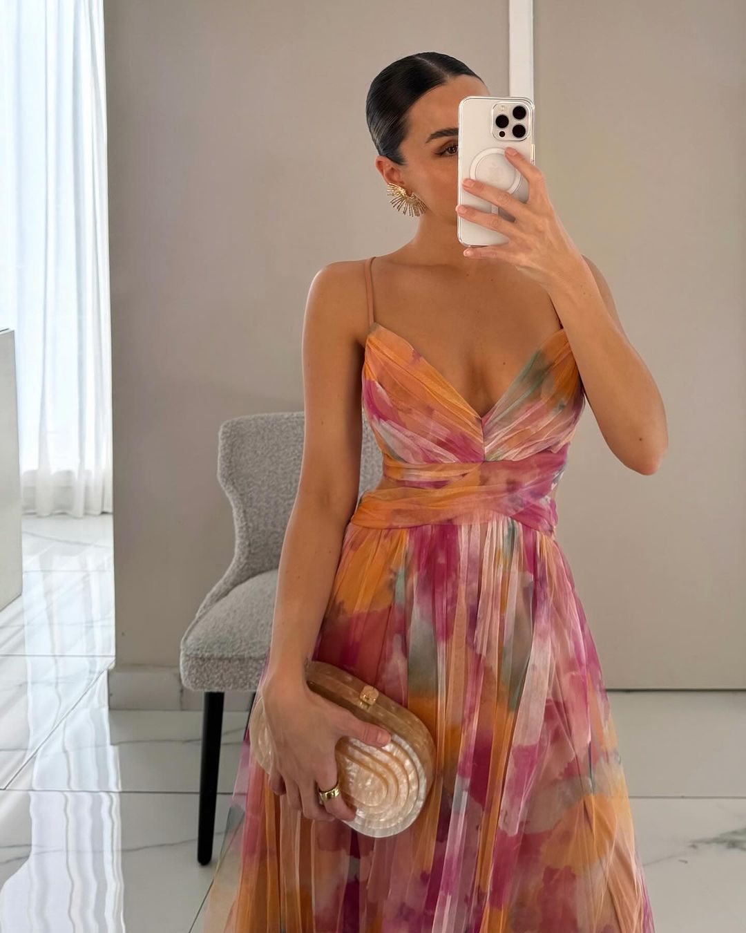 Vestido Largo Floral Elegante para Mujer - Ideal para Verano