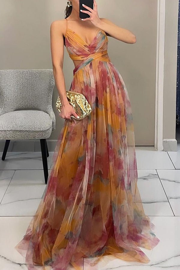 Vestido Largo Floral Elegante para Mujer - Ideal para Verano