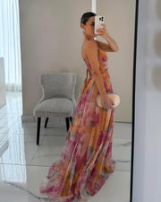 Vestido Largo Floral Elegante para Mujer - Ideal para Verano