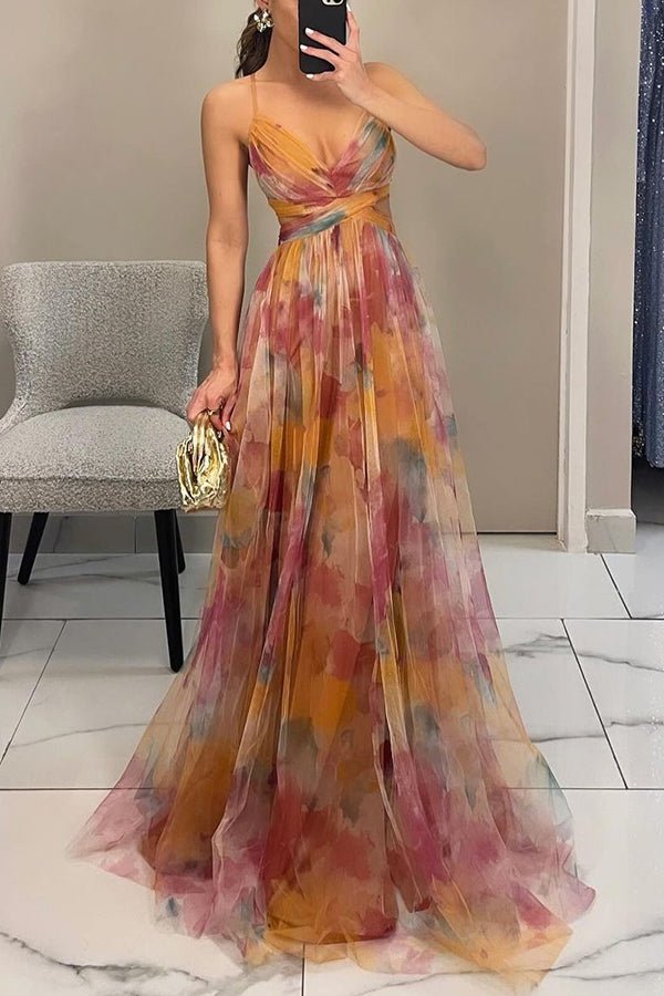 Vestido Largo Floral Elegante para Mujer - Ideal para Verano